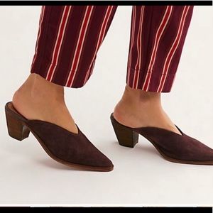 Free People Suede Anya Mule